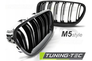 Решетка радиатора BMW 5 серии F10, F11 M5 Style Glossy Black